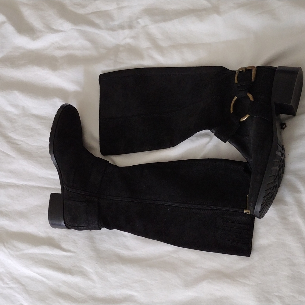 Donald J. Pliner suede knee-high Riding boots |size 9